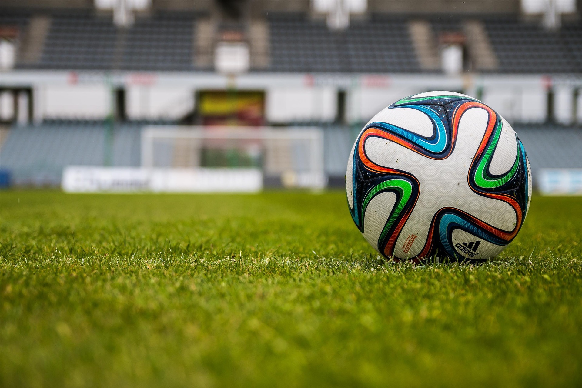 Soccer ball on a field